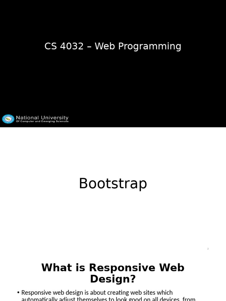 Bootstrap: Responsive Web Design Guide | PDF | Bootstrap (Front End ...