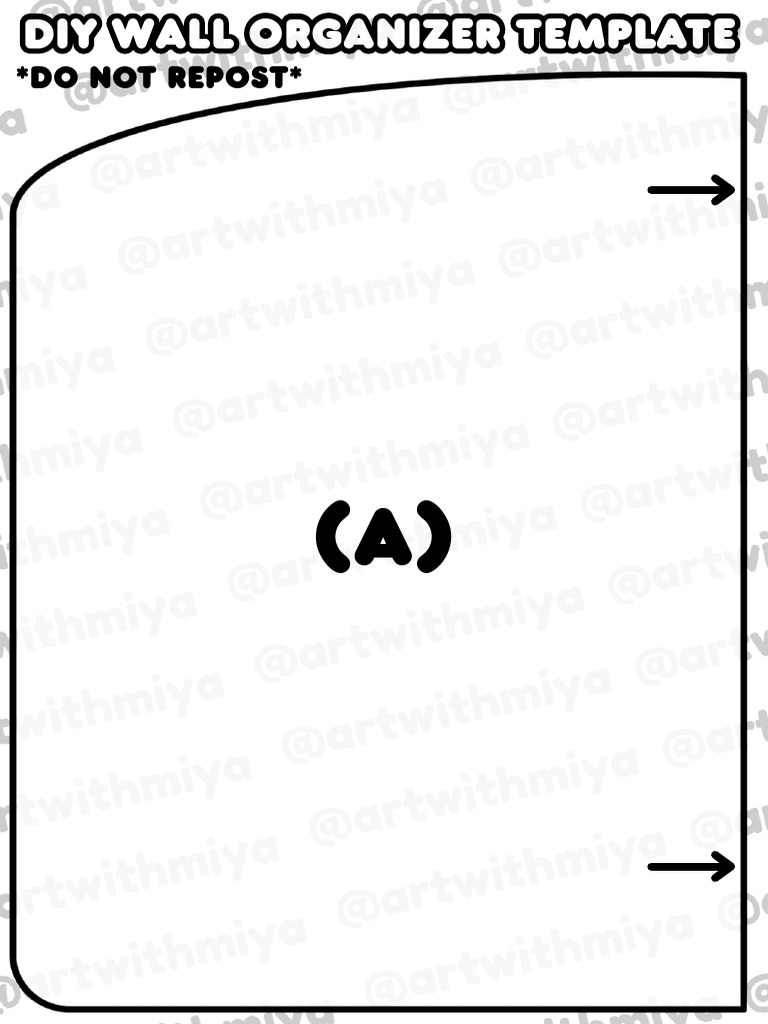 DIY Wall Organizer Template (Version 2) | PDF