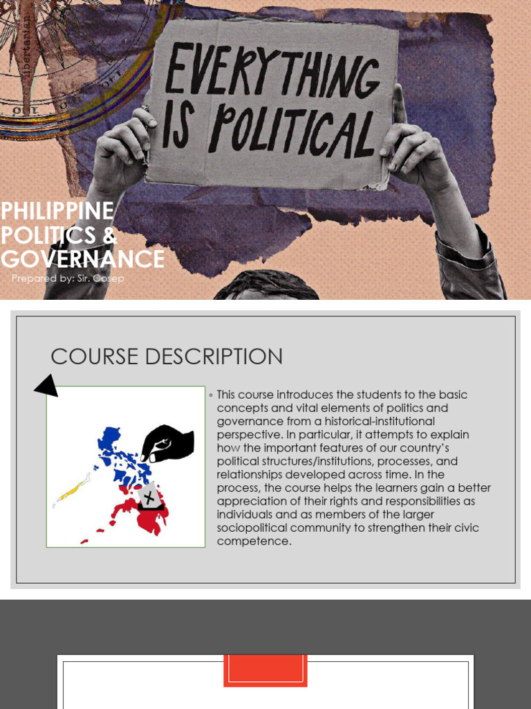 Philippine Politics and Governance Overview | PDF | Power (Social And ...
