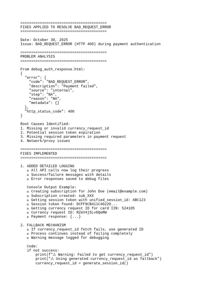Fixes Applied | PDF | Command Line Interface | Http Cookie