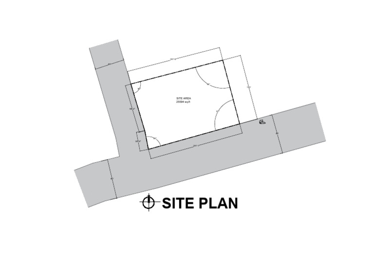 Detailed Site Plan with Dimensions | PDF