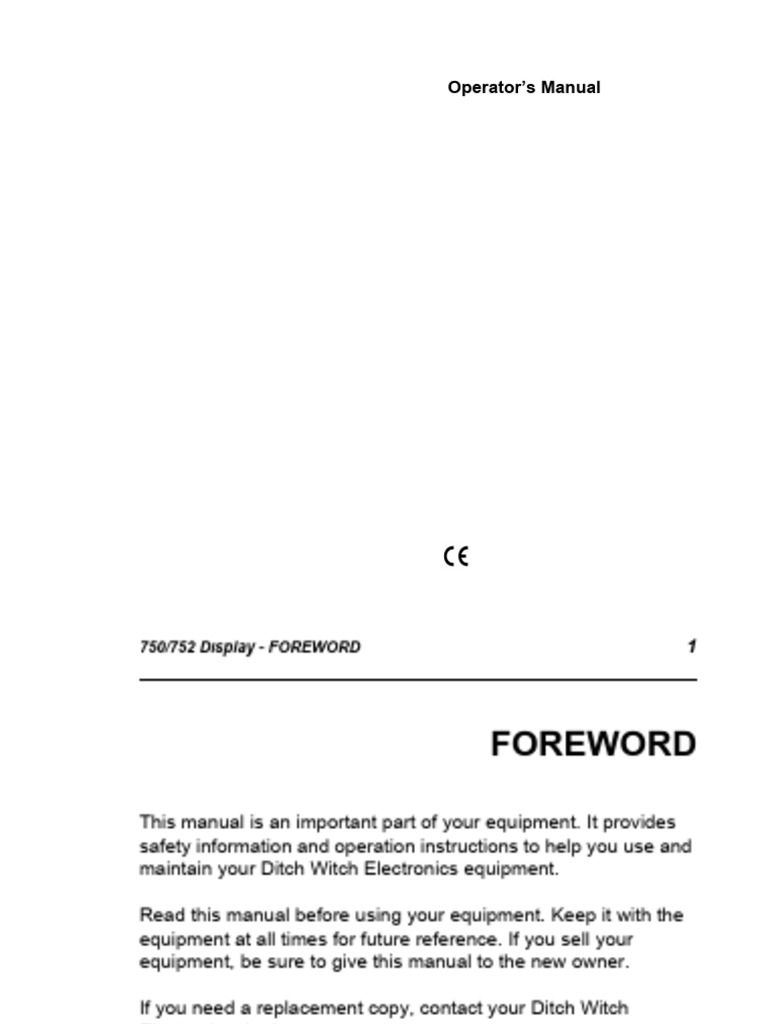 750 752 Display Operator's (ID0238868 - 02 - SVC) | PDF | Electronics ...