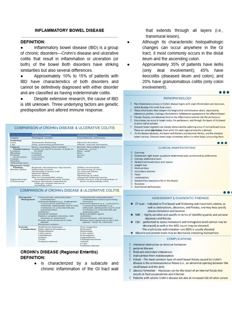 Inflammatory Bowel Disease | PDF | Inflammatory Bowel Disease ...