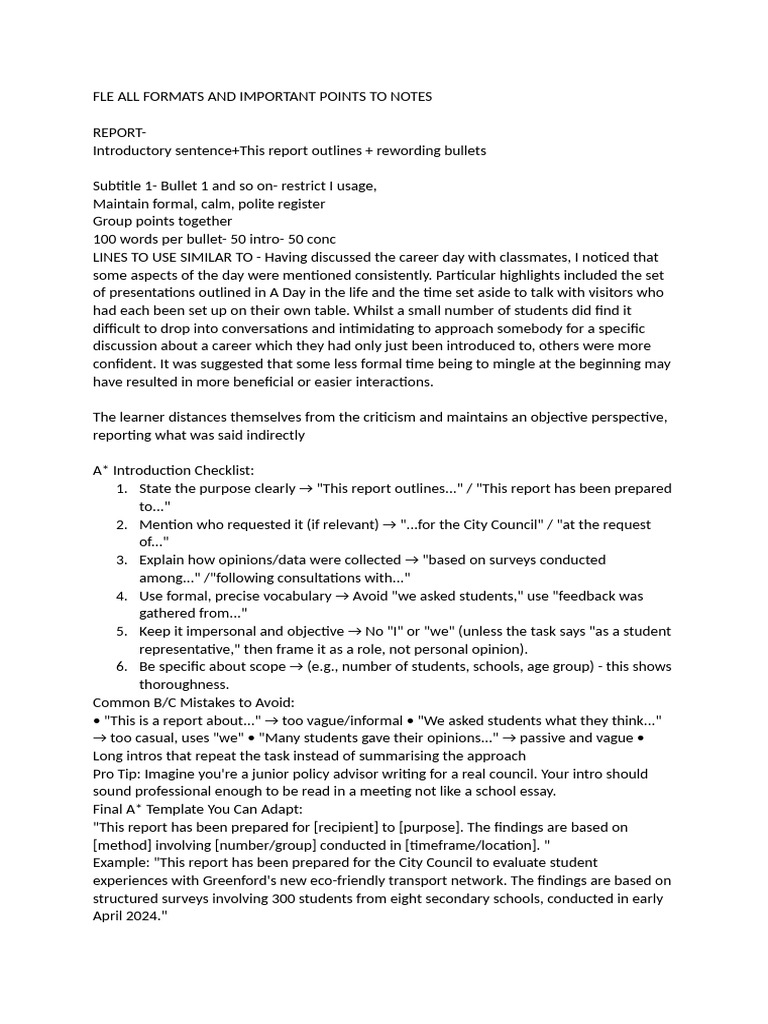Comprehensive Report Writing Guide | PDF | Linguistics | Human ...