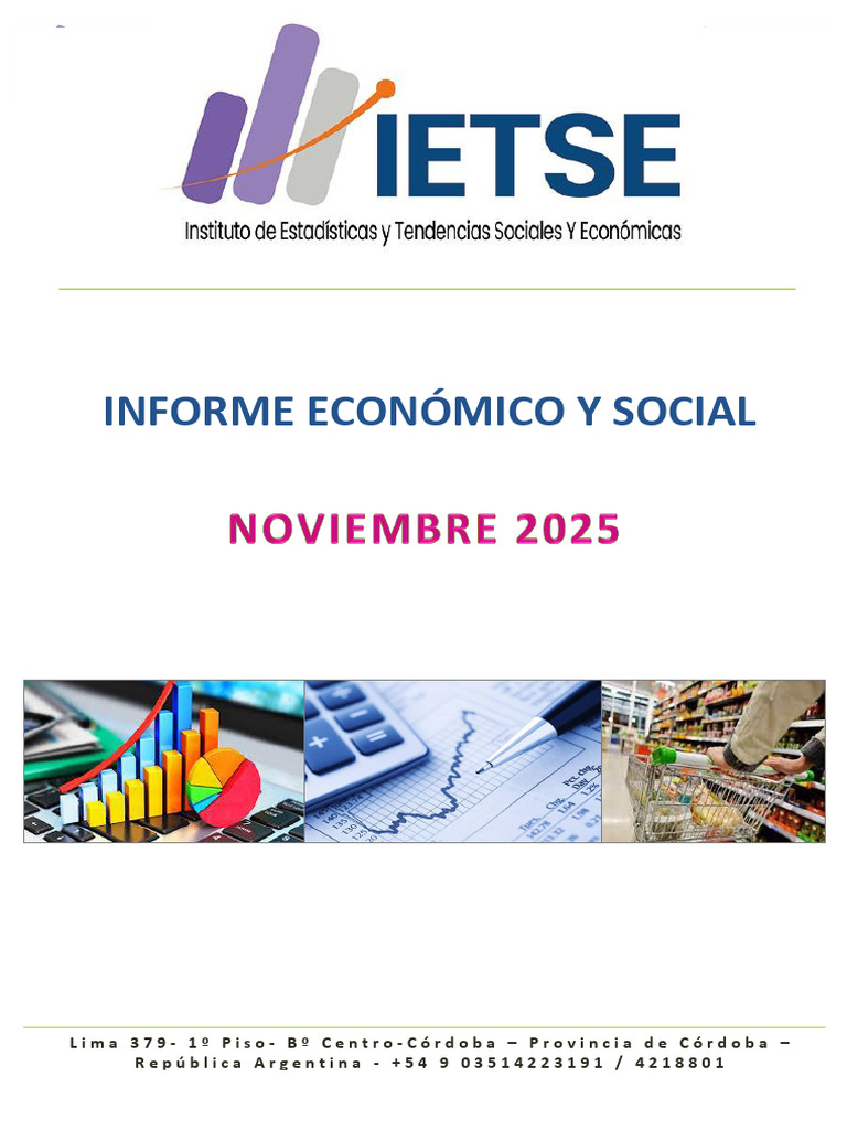 Informe Económico y Social Nov 2025 | PDF | Inflación