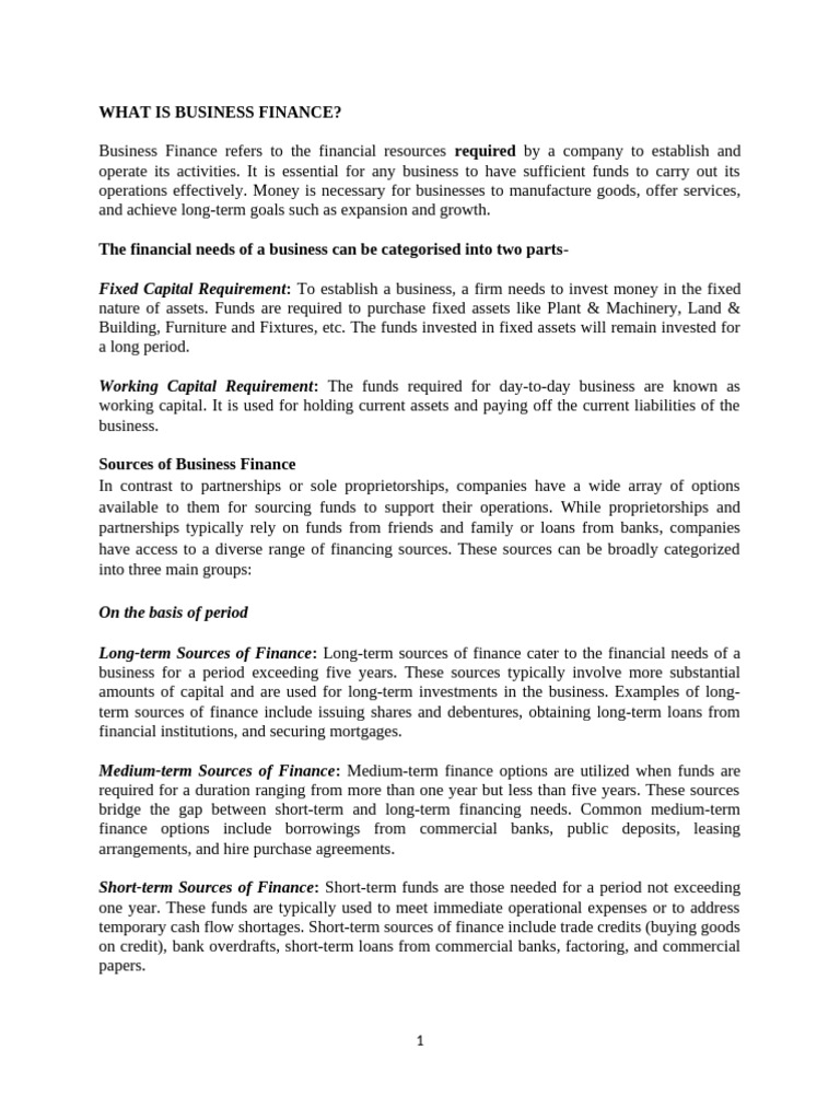 Understanding Business Finance Essentials | PDF | Preferred Stock ...
