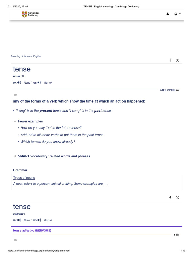 Understanding English Verb Tenses | PDF | Grammatical Tense | English ...