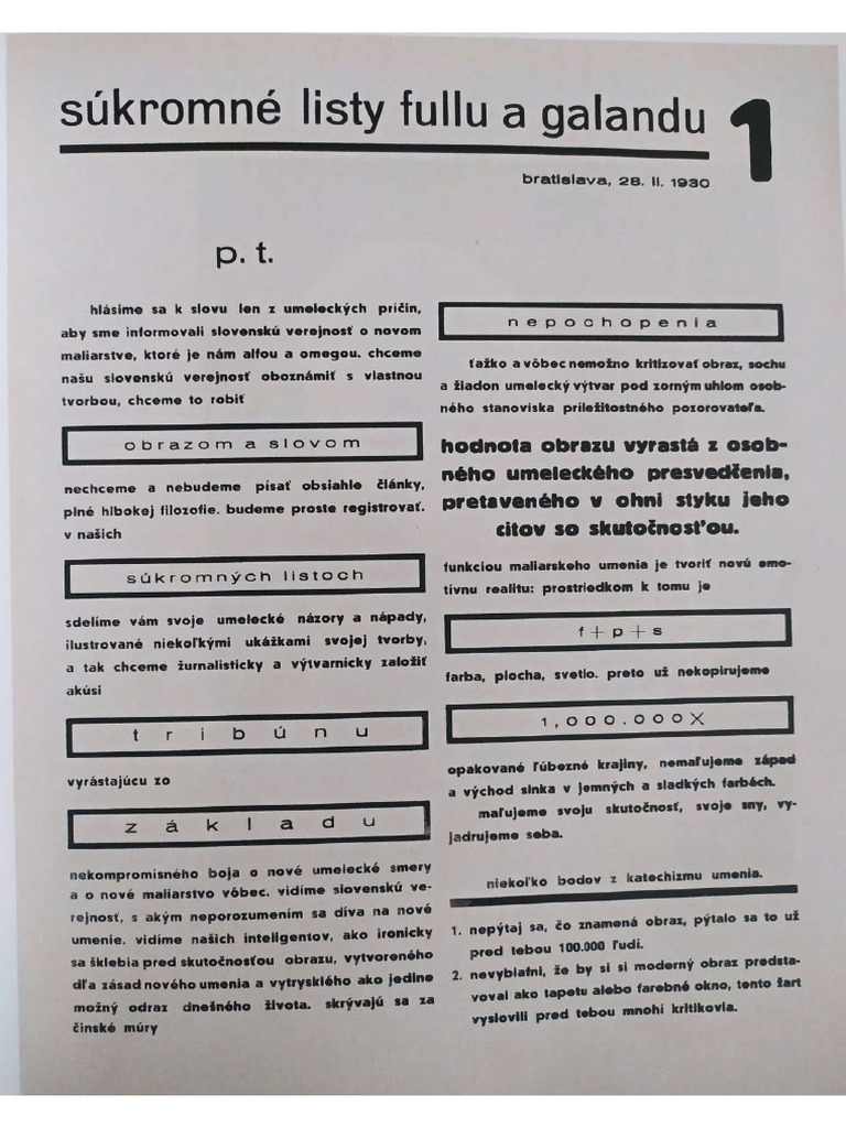 Sukromne Listy Fullu A Galandu | PDF