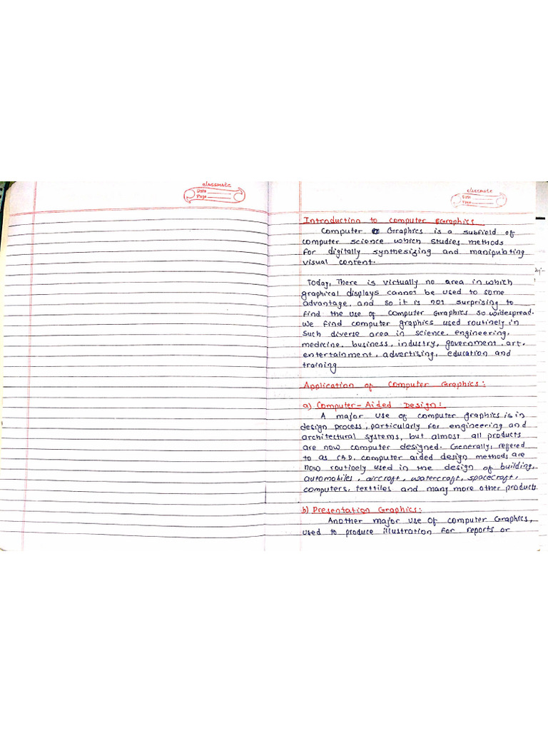 CG Note by Sanjay Adhikari Ncit 5th | PDF