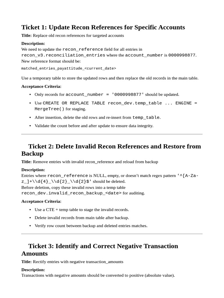 SQL Data Cleanup and Transformation Tasks | PDF | Information Retrieval ...