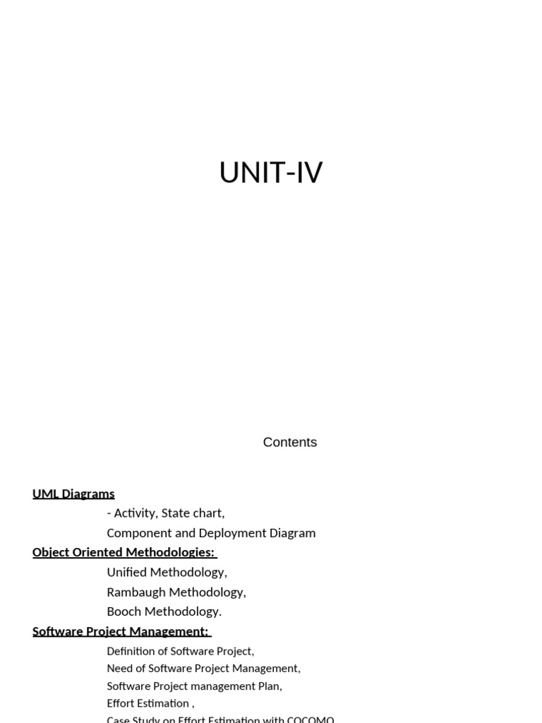 Unit V Part 1 | PDF | Project Management | Conceptual Model