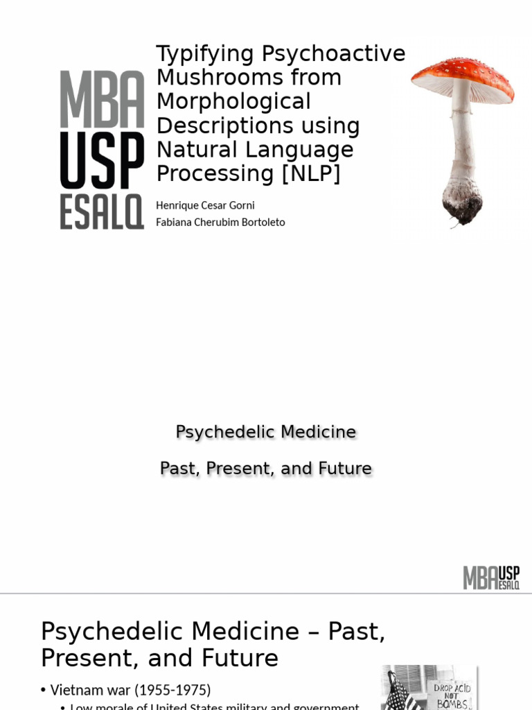Typifying Psychoactive Mushrooms From Morphological Descriptions Using ...