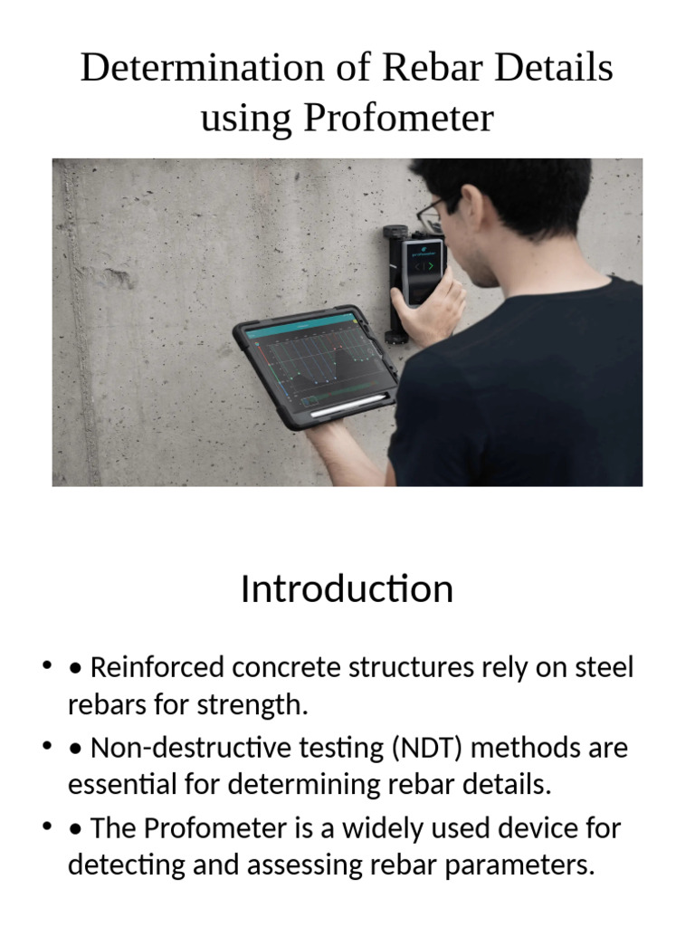Determination of Rebar Details Using Profometer | PDF