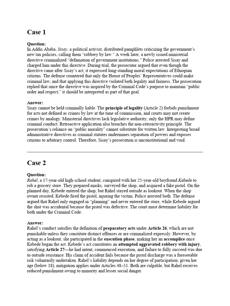 Case | PDF | Crimes | Crime & Violence