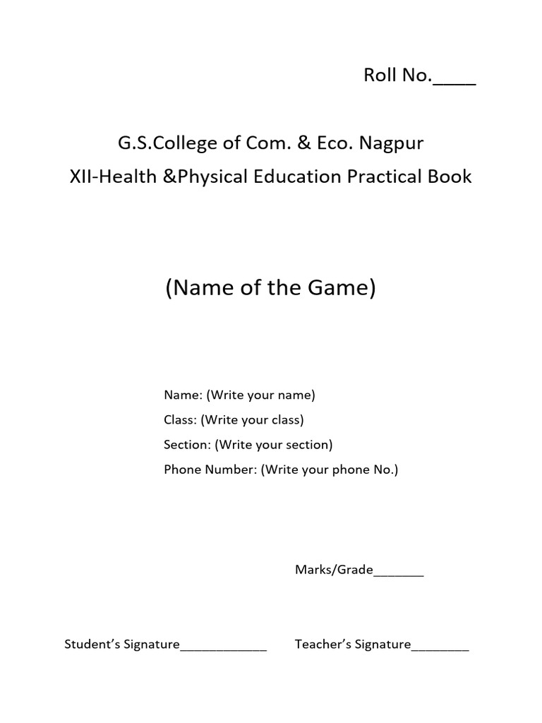 Practical Book XII Format English | PDF
