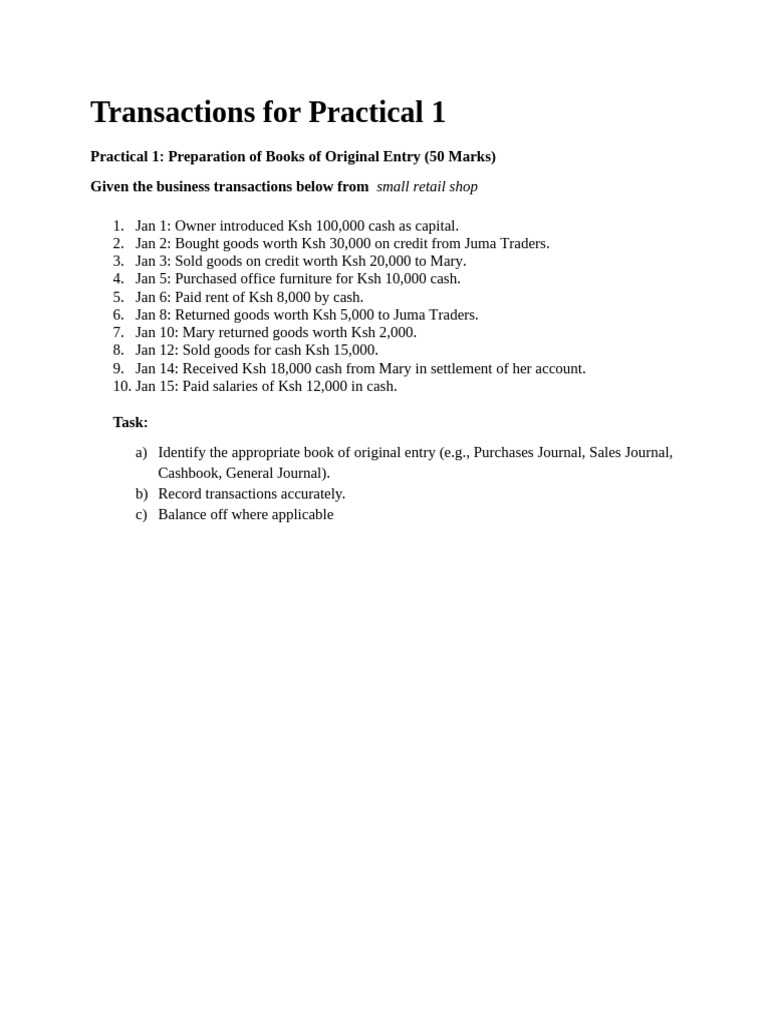 Practical 1: Retail Transactions Record | PDF