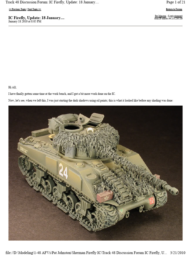 IC Firefly Model Painting Techniques | PDF