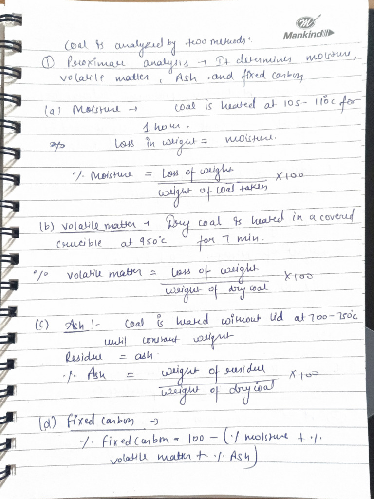 Coal and Biogas Notes | PDF