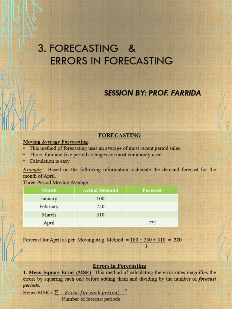Forecasting Methods | PDF