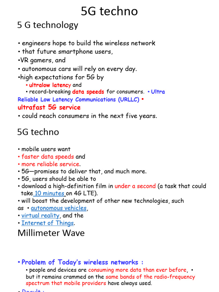Understanding 5G Technology and Innovations | PDF | Mimo | Cellular Network