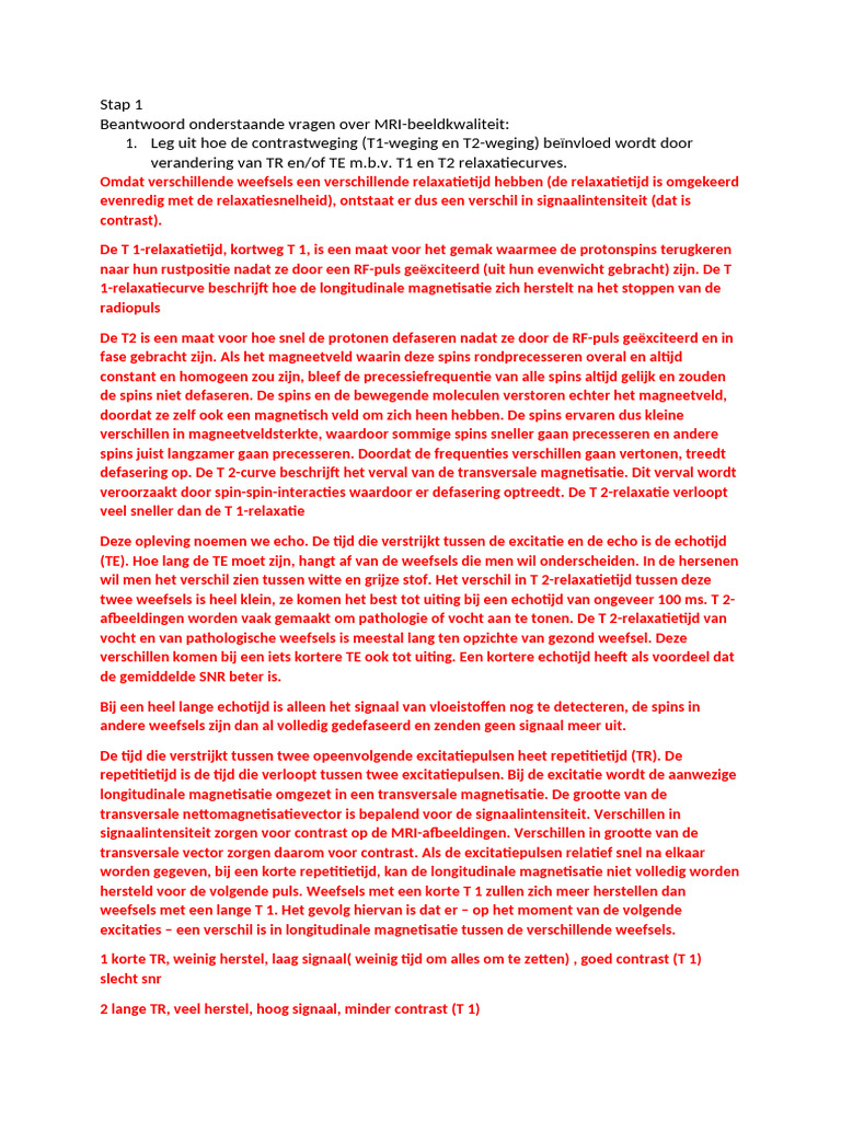 Stap 1 | PDF