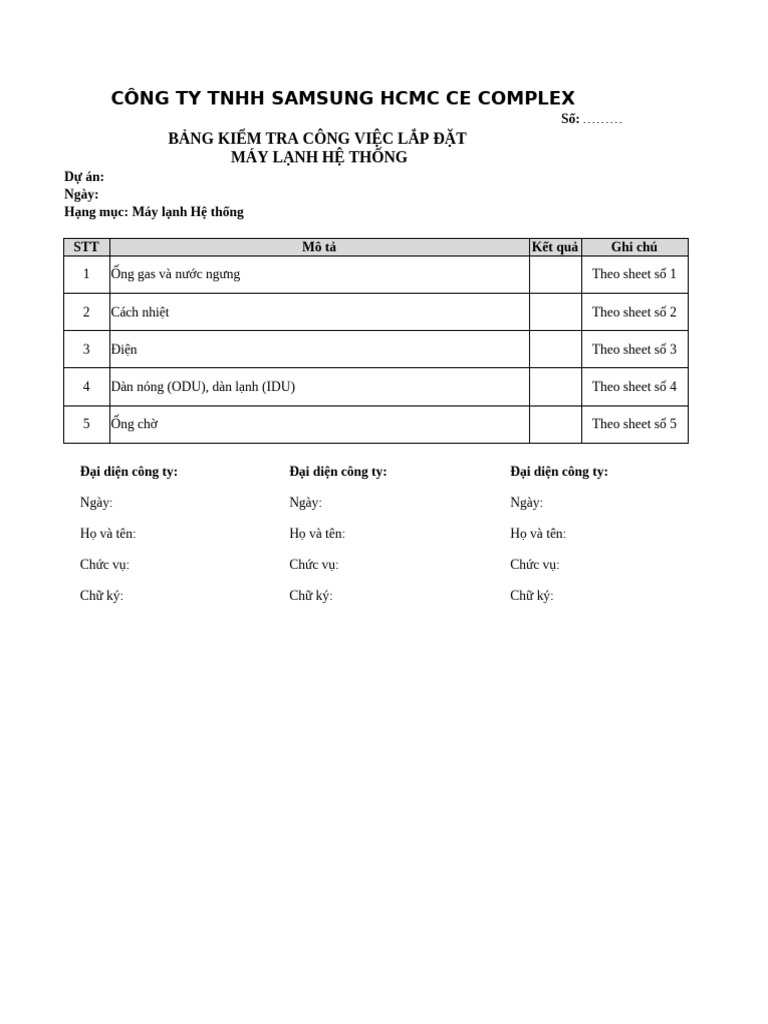 FILE - 20200413 - 172038 - 6. Installation Checklist | PDF
