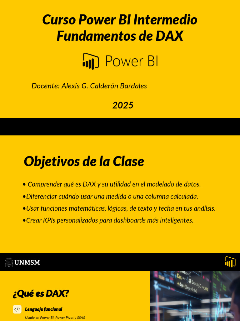 Curso Intermedio de DAX en Power BI | PDF | Ciencias de la Computación ...