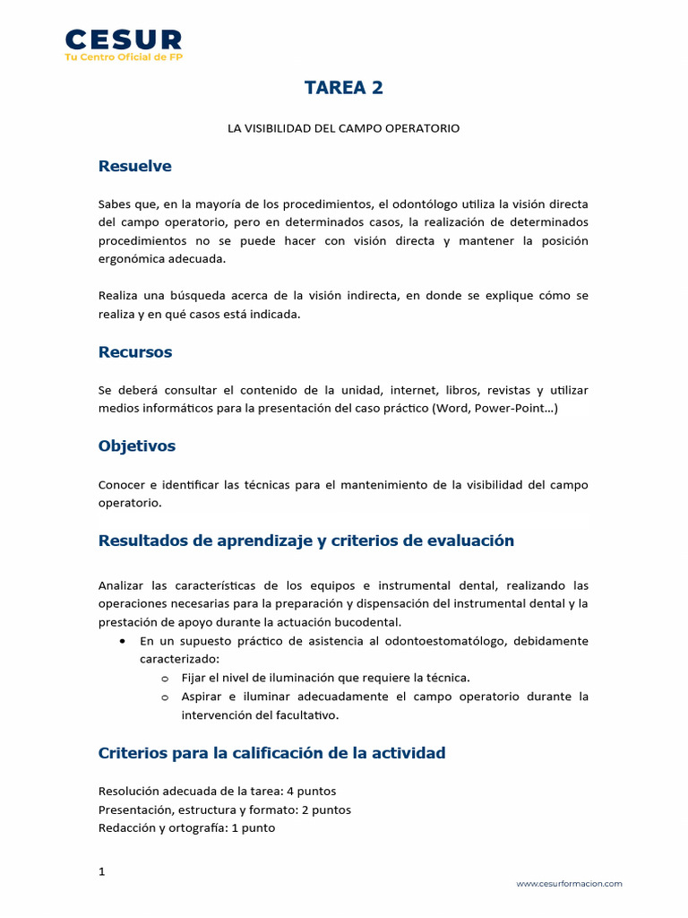 Visión Indirecta en Odontología: Técnicas y Usos | PDF