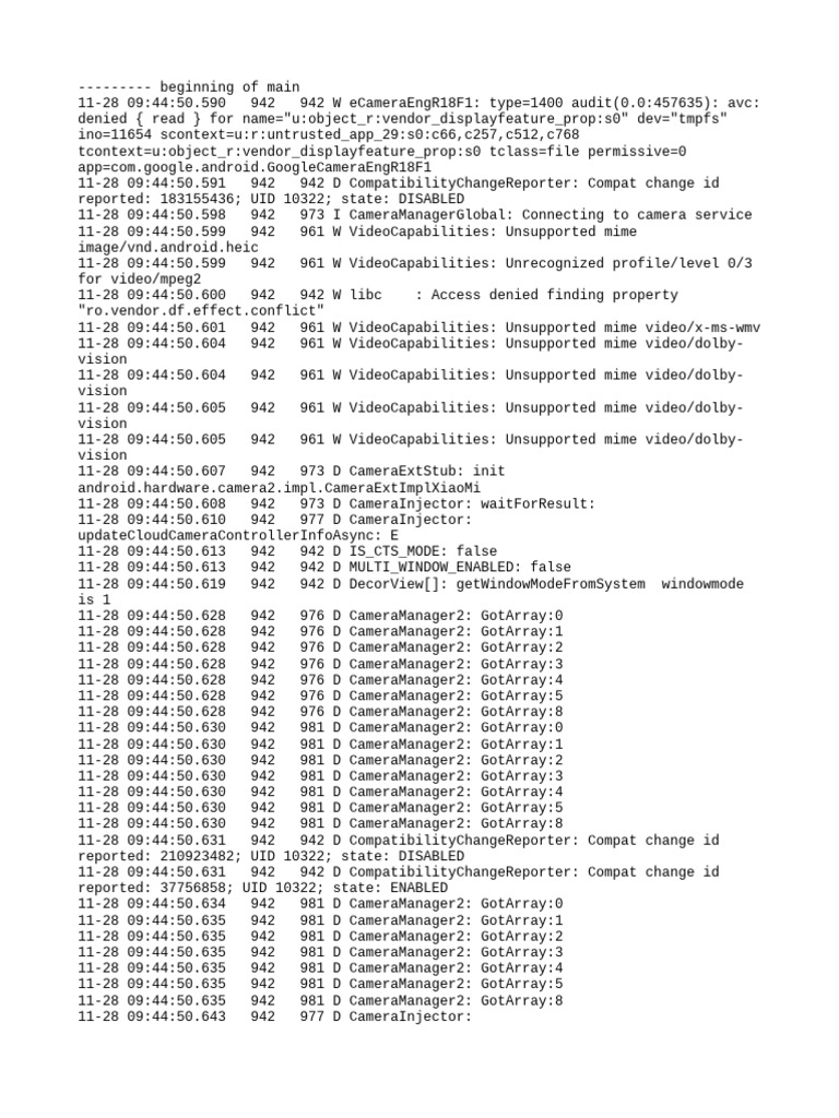 Log Cat 1764297890504 | PDF | Software | Computing