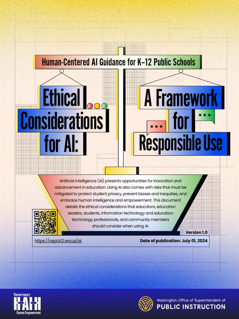 Ethical AI Framework for K-12 Schools | PDF | Artificial Intelligence ...
