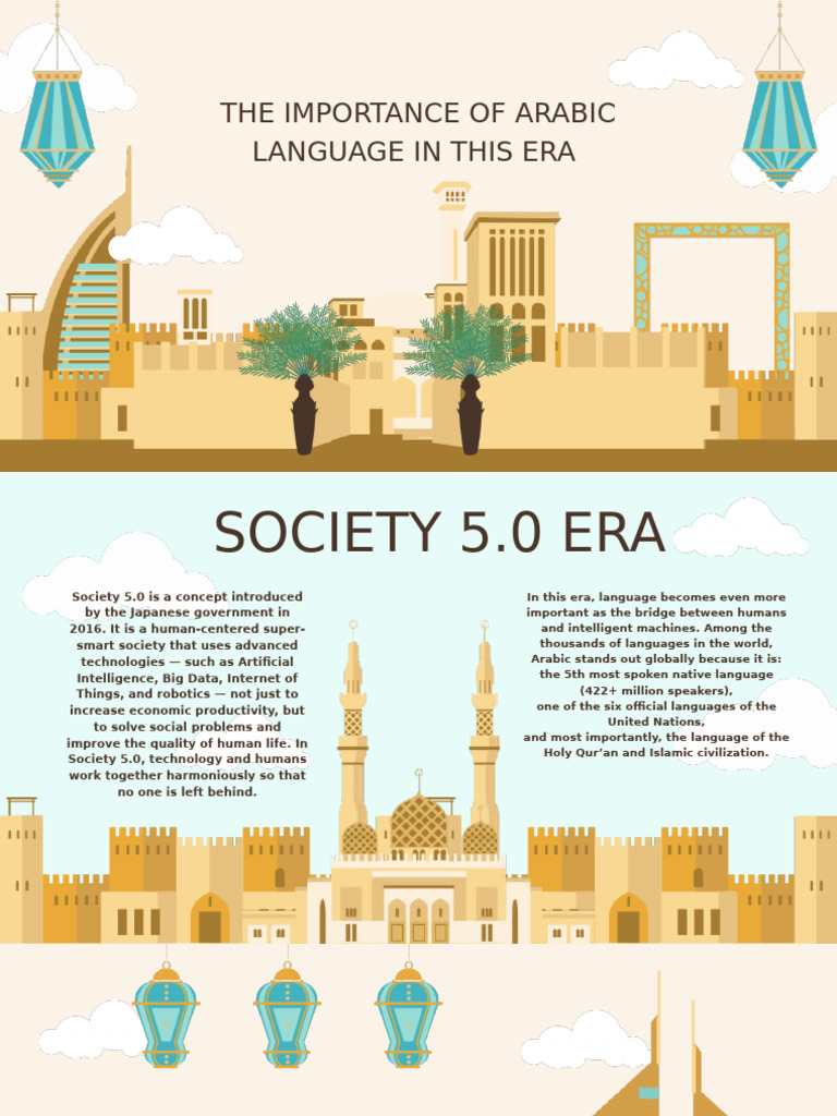 Mastering Arabic in Society 5.0 Era | PDF | Arabic | Artificial ...