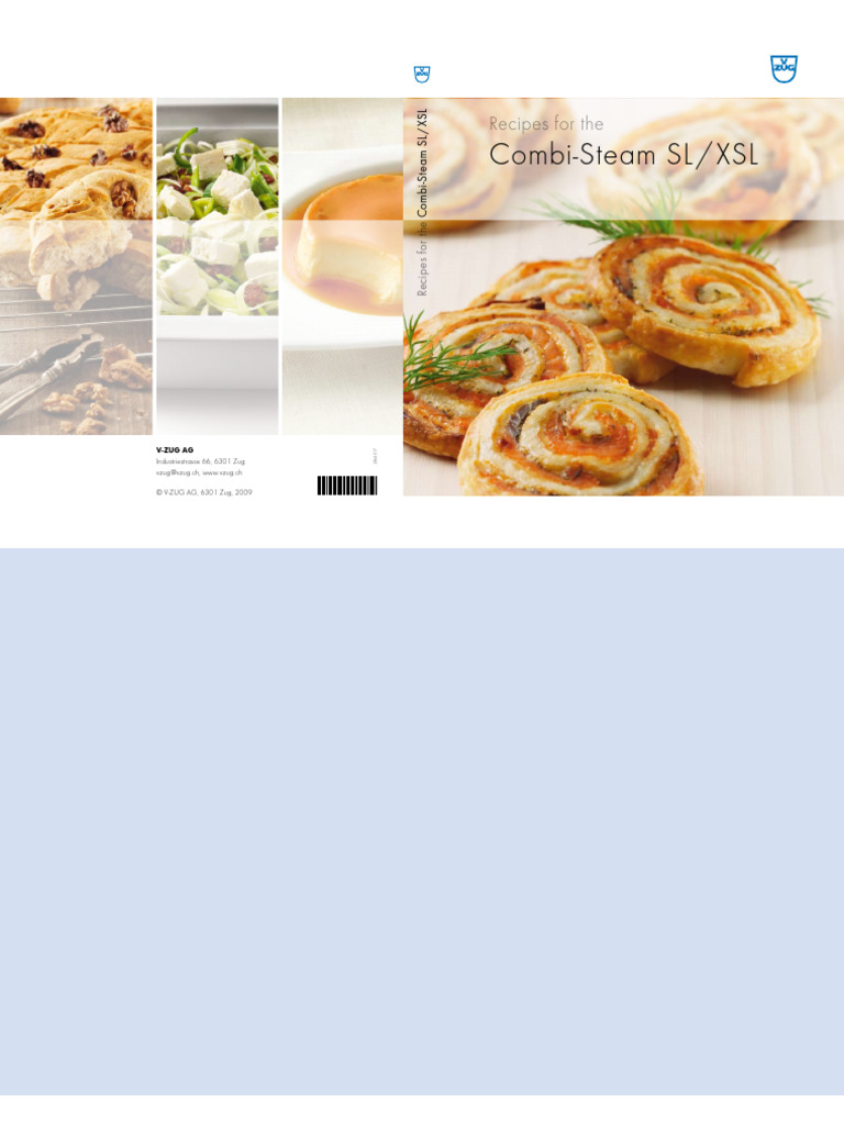 Combi-Steam SL/XSL Recipe Guide | PDF | Teaspoon | Cooking