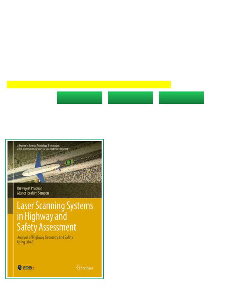 (Ebook) Laser Scanning Systems in Highway and Safety Assessment ...