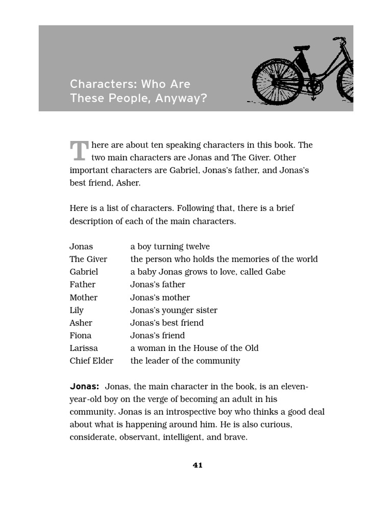 Key Characters in 