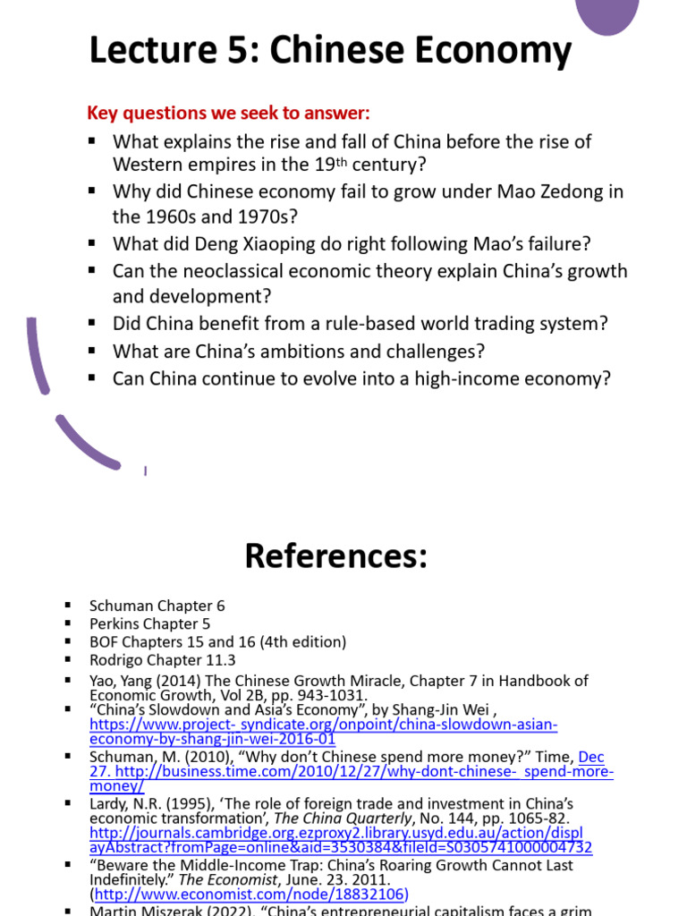 Overview of China's Economic Evolution | PDF | China | World Politics