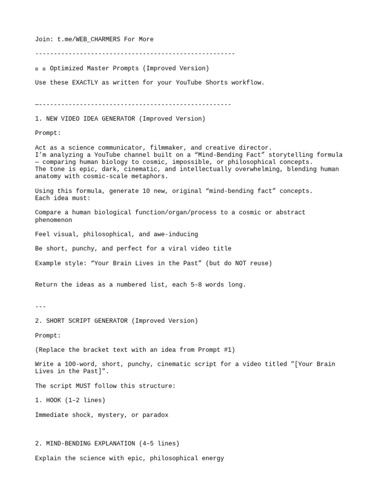 Codex Mind - Ai Viral Niche Prompts For Tiktok | PDF