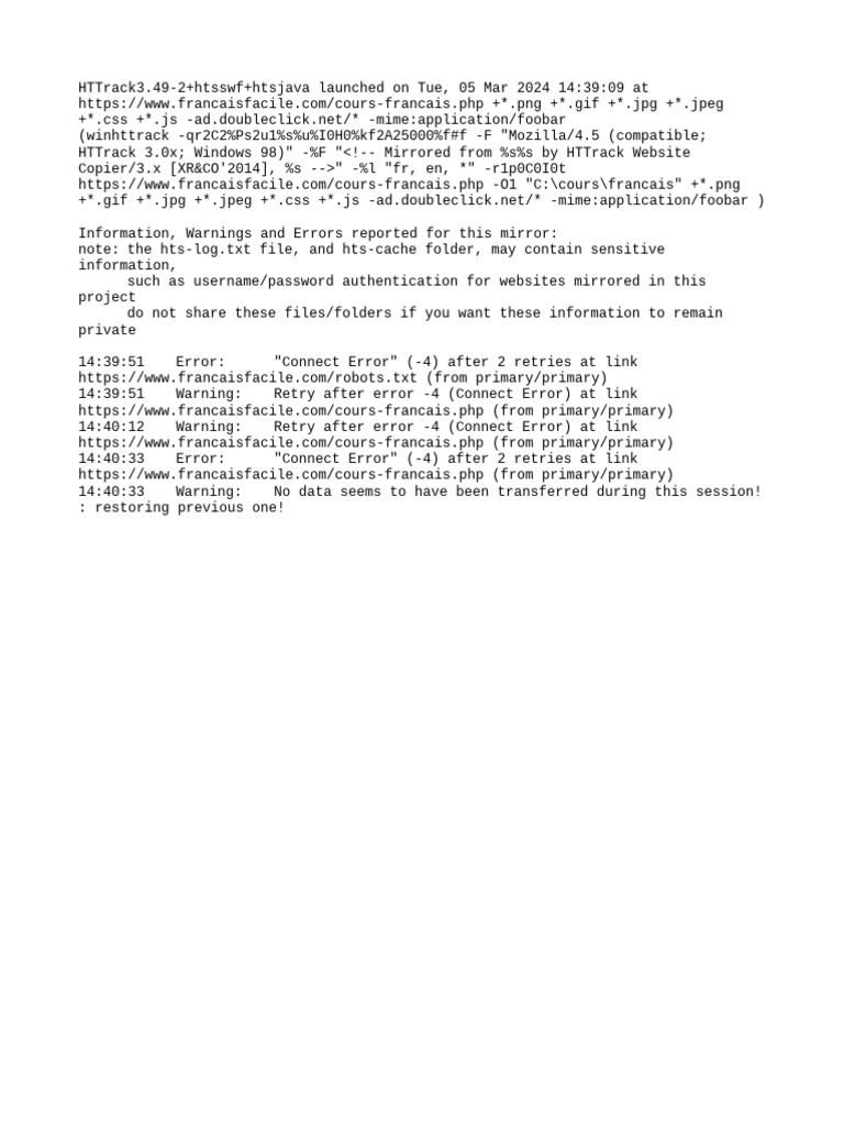 Hts Log | PDF