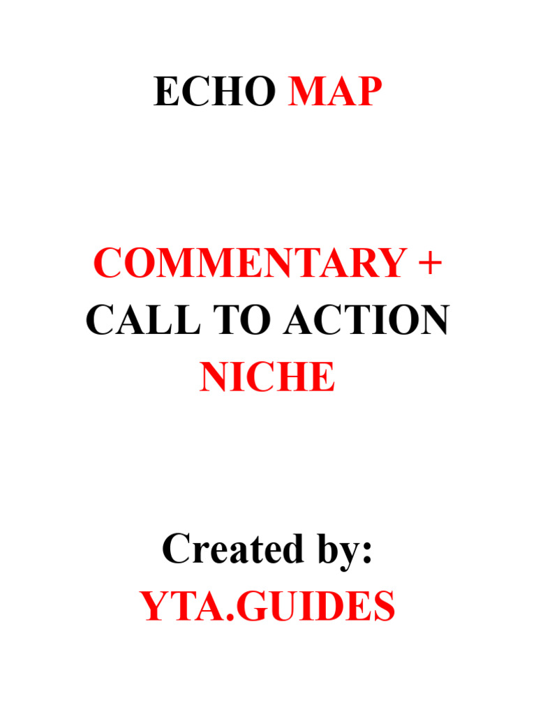 Echo Map - Commentary + Cta | PDF