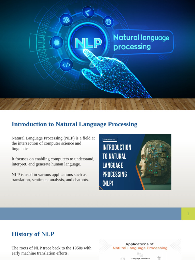 Overview of Natural Language Processing | PDF | Deep Learning ...