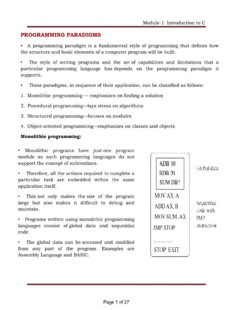 Module-C1 | PDF