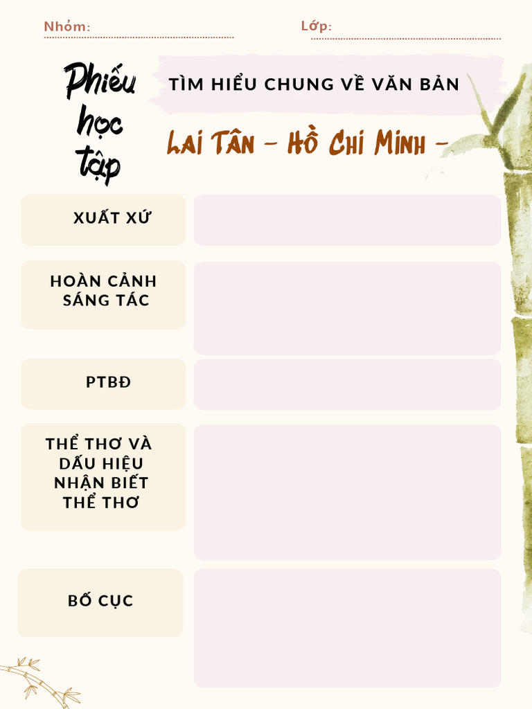 4.3 Phiếu Tìm Hiểu Chung Về Văn Bản | PDF