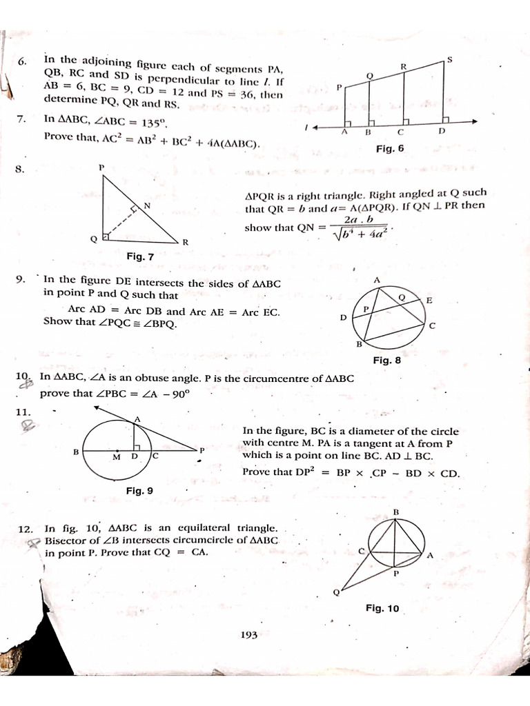 Geometry Miscellaneous Questions 2 | PDF