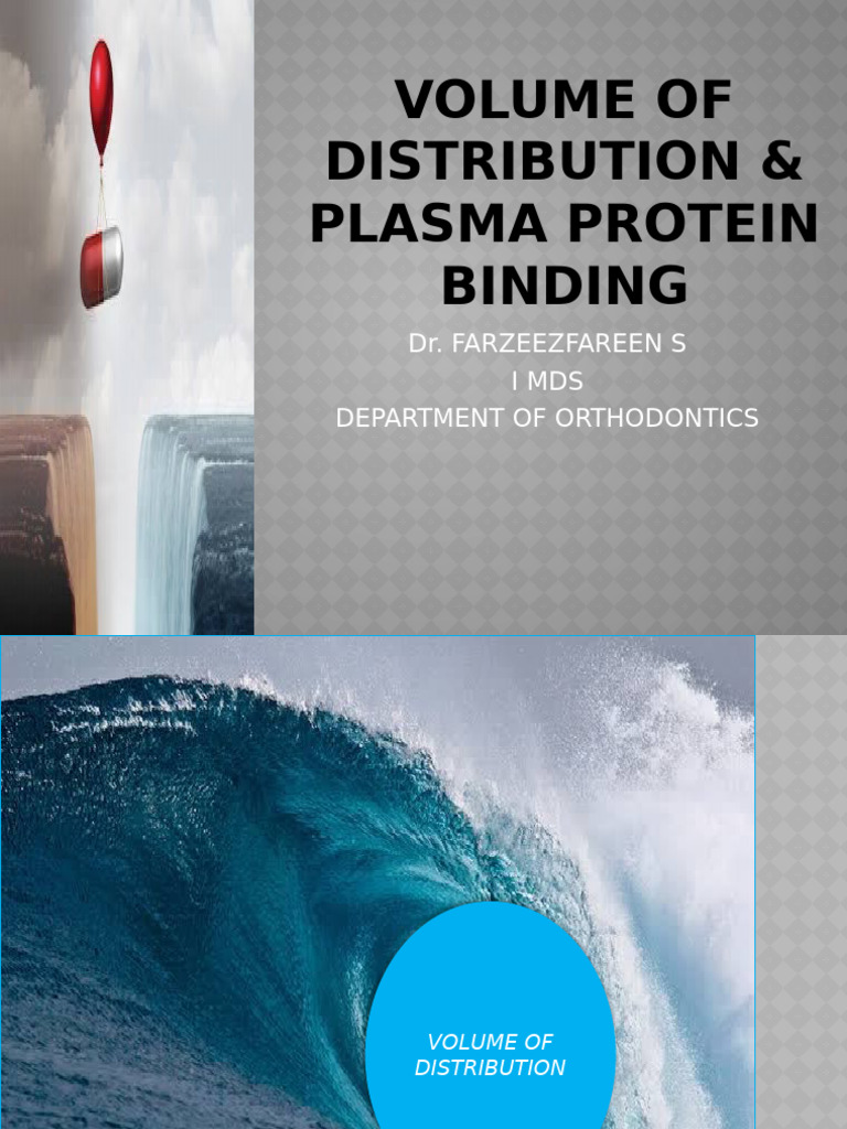 Drug Distribution & Protein Binding Explained | PDF | Lipoprotein ...