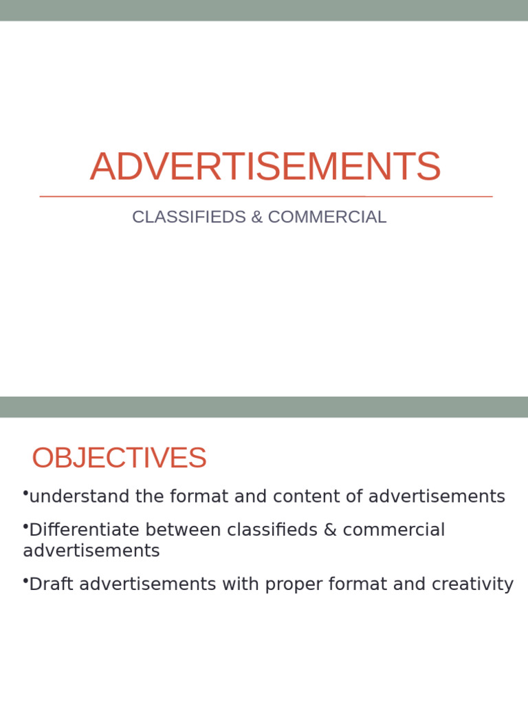 Guide to Creating Effective Advertisements | PDF
