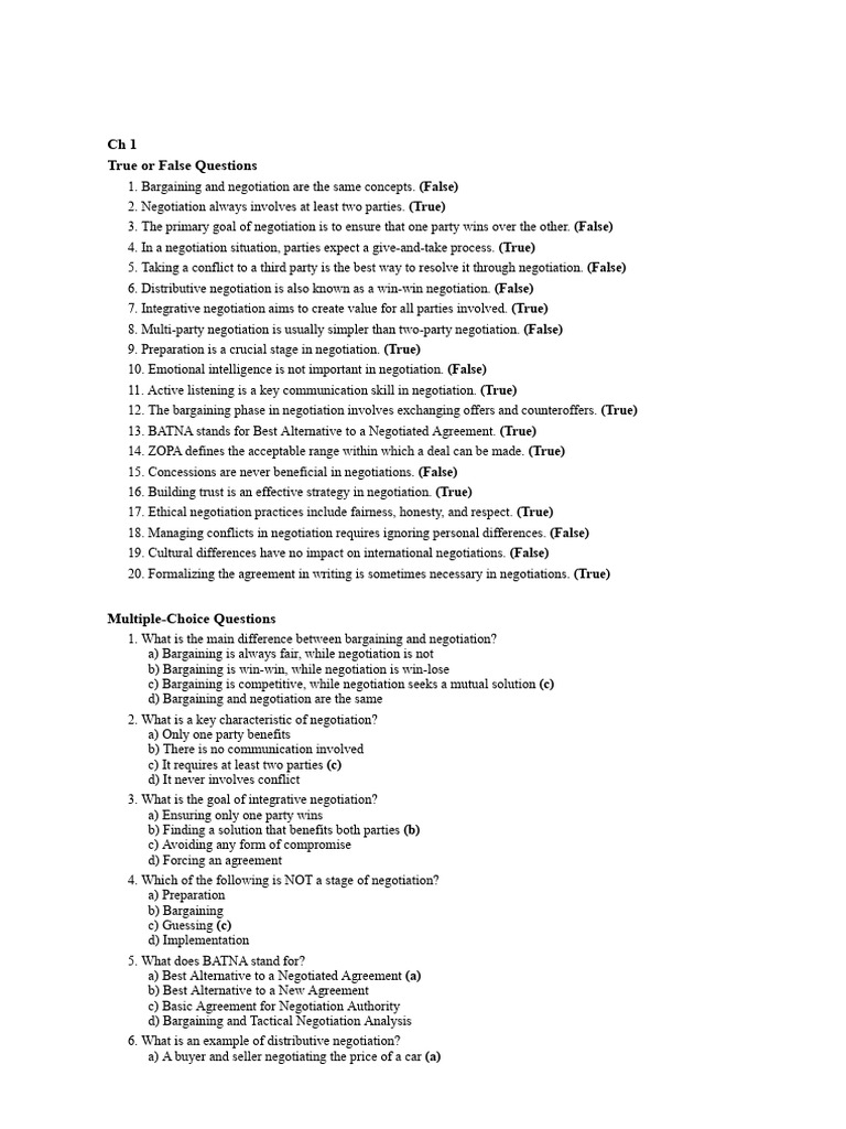 Key Concepts in Negotiation Skills | PDF | Negotiation | Social Psychology