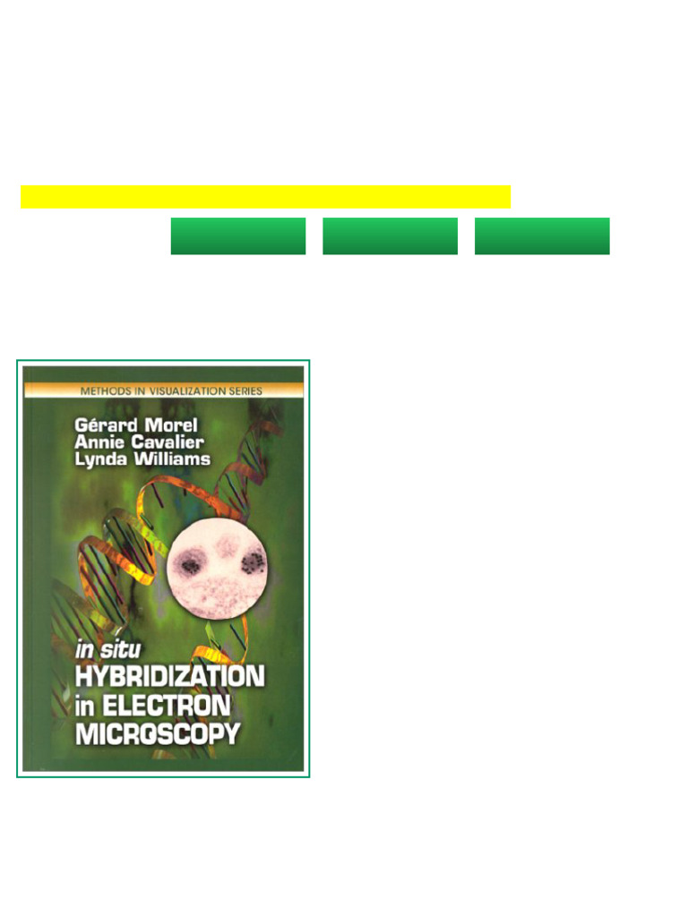 In Situ Hybridization in Electron Microscopy Methods in Visualization ...