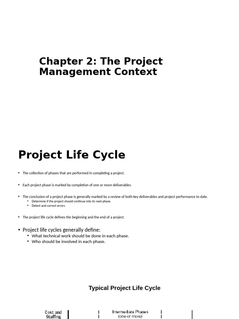 Project Management Lifecycle Overview | PDF | Organizational Structure ...