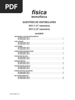 Física - termofísica questões de vestibular 2011