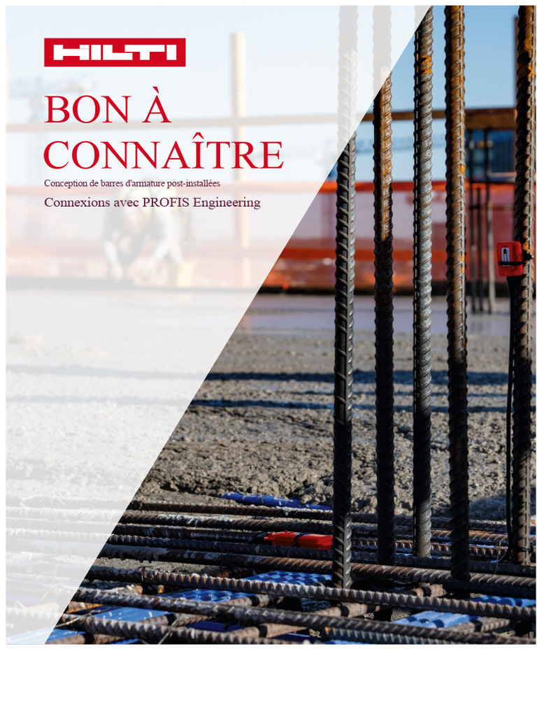 Conception de barres d'armature post-installées | PDF | Béton ...