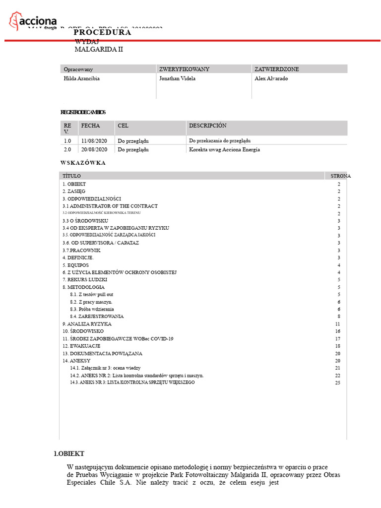 Procedura Pull Out | PDF